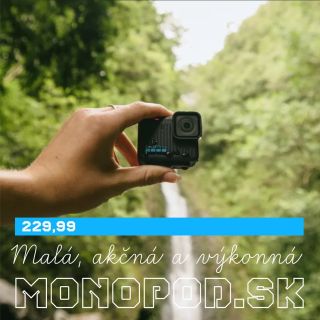 👉 NOVÁ najmenšia akčná kamera od spoločnosti GoPro. GoPro HERO 2024 ✅SKLADOM: Cena 229,99€ s Dph