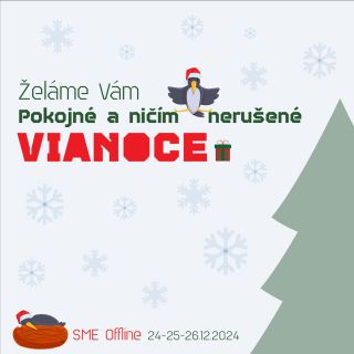👉 Prajeme Vám požehnané Vianočné sviatky 🎄 a Šťastný Nový Rok 🍾